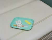 Vaccine on a tray