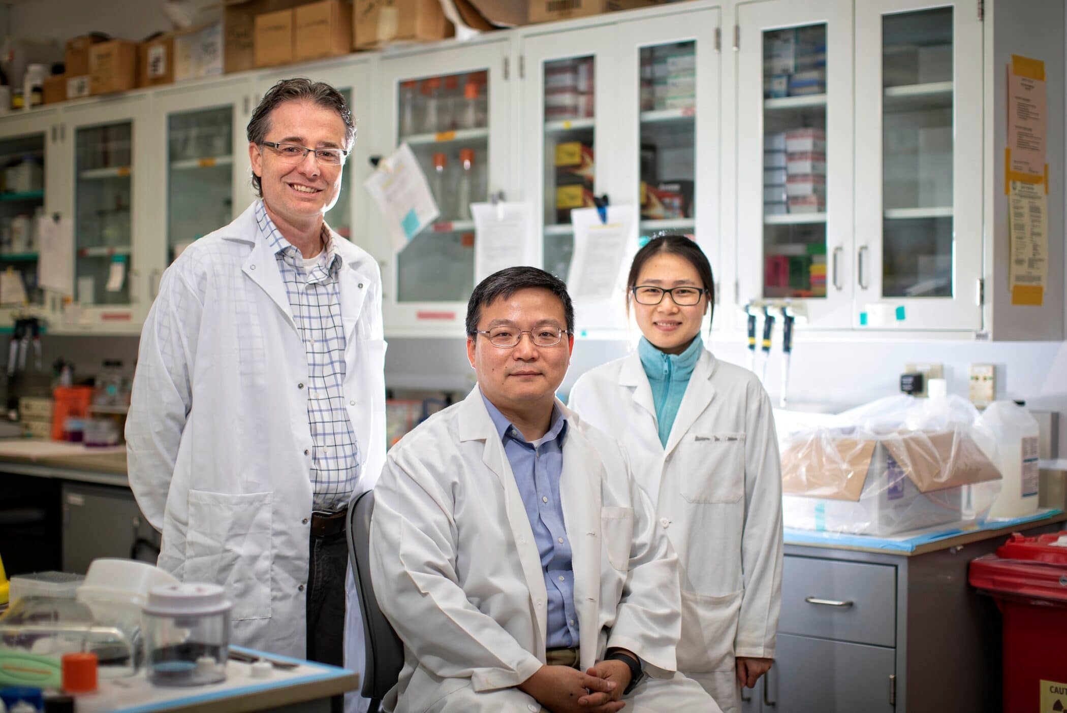 Dr. Matthew Gentry, Haining Zhu and Lisha Kuang