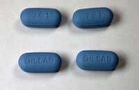 Tablets of Truvada, a tenofovir/emtricitabine combination used for HIV pre-exposure prophylaxis