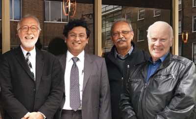 Prof Jeffrey S Tobias, Prof Jayant S Vaidya, Prof Max Bulsara and Prof Michael Baum