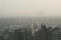 "Cairo Air Pollution with less smog - Pyramids1" by Nina Hale is licensed under CC BY 2.0