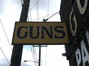 “GUNS” by Jessica Spengler is licensed under CC BY 2.0