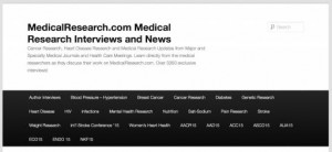 Medical Research Interviews and News. Learn directly from medical researchers published in major and specialty medical journals and during health care meetings